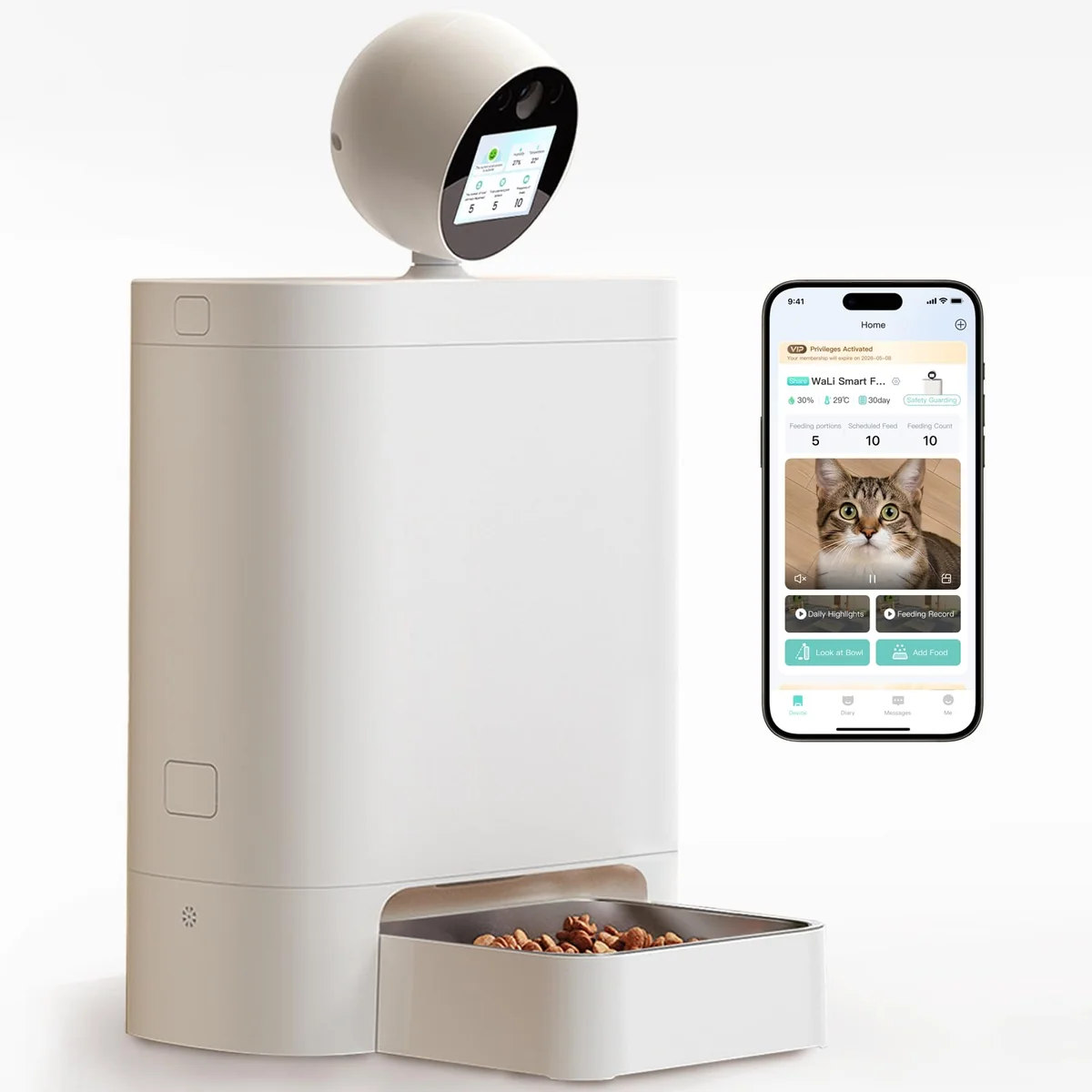 Automatic Cat Feeder with Camera 360° Review